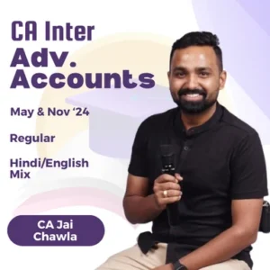 CA Inter Advanced Accounts Full Course By CA Jai Chawla