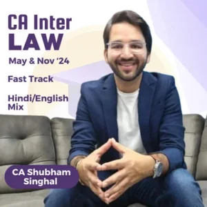 CA Inter Law Exam Oriented Lectures By CA Shubham Singhal